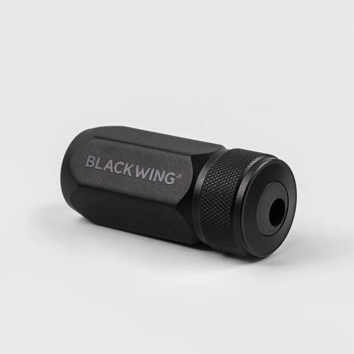 Blackwing - Sacapuntas One Step Long Point  (Un paso - punta larga) | Negro | Metálico