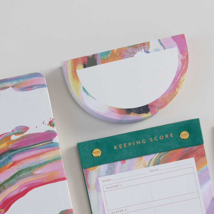 Designworks Ink - Rainbow Half Moon Notepad Bloc De Notas | Take note