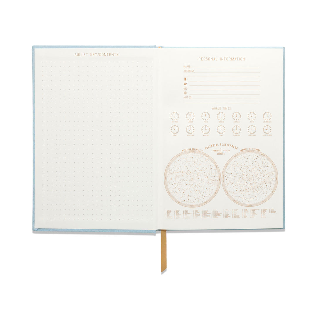 Designworks Ink - Metallic Suede Journal | Sheets with Lines | Arch Dot
