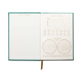 Designworks Ink - Metallic Suede Journal | Sheets with Lines | Linear Boxes