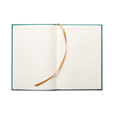 Designworks Ink - Metallic Suede Journal | Sheets with Lines | Linear Boxes