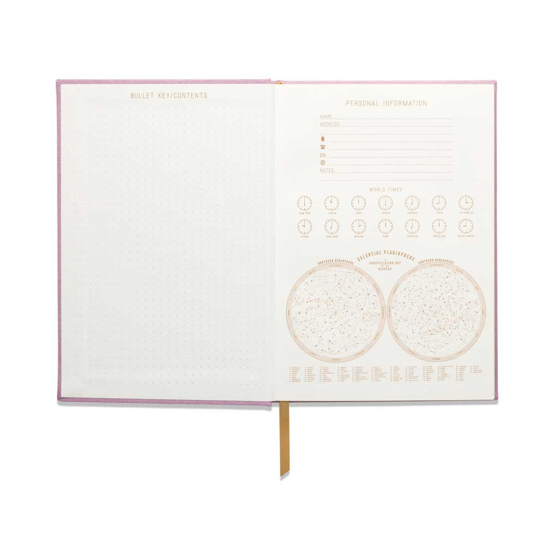 Designworks Ink - Metallic Suede Journal | Sheets with Lines | notes