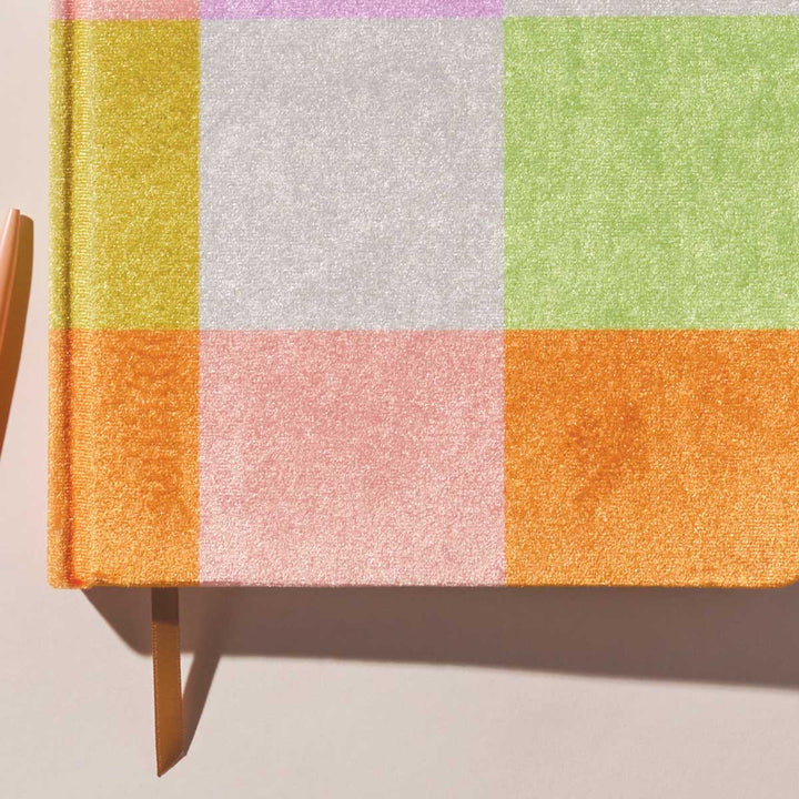 Designworks Ink - Bookcloth Jumbo Journal | Check | Hojas con líneas