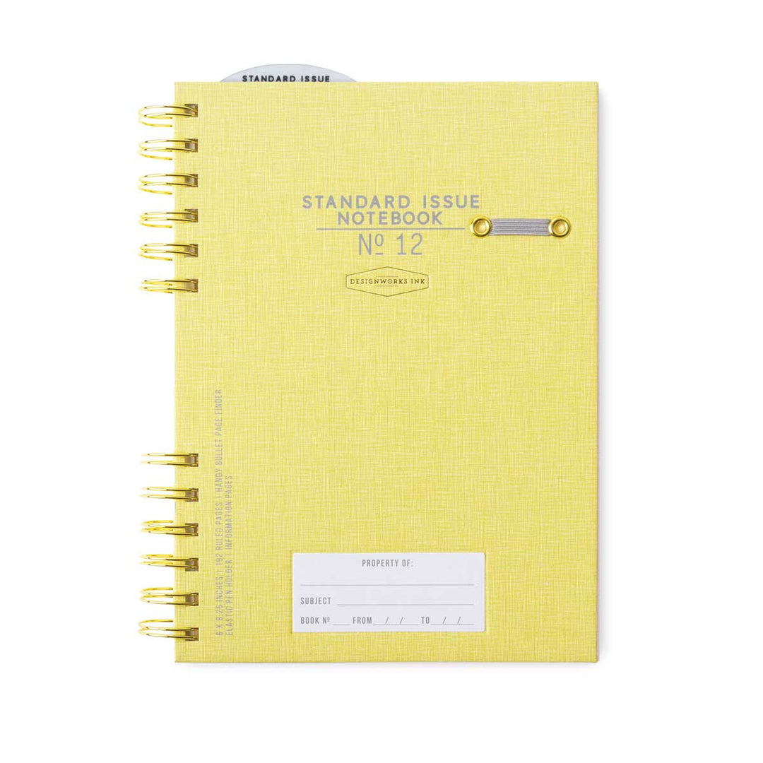 Designworks Ink - Planner Standard Issue Notebook No.12 | ocher