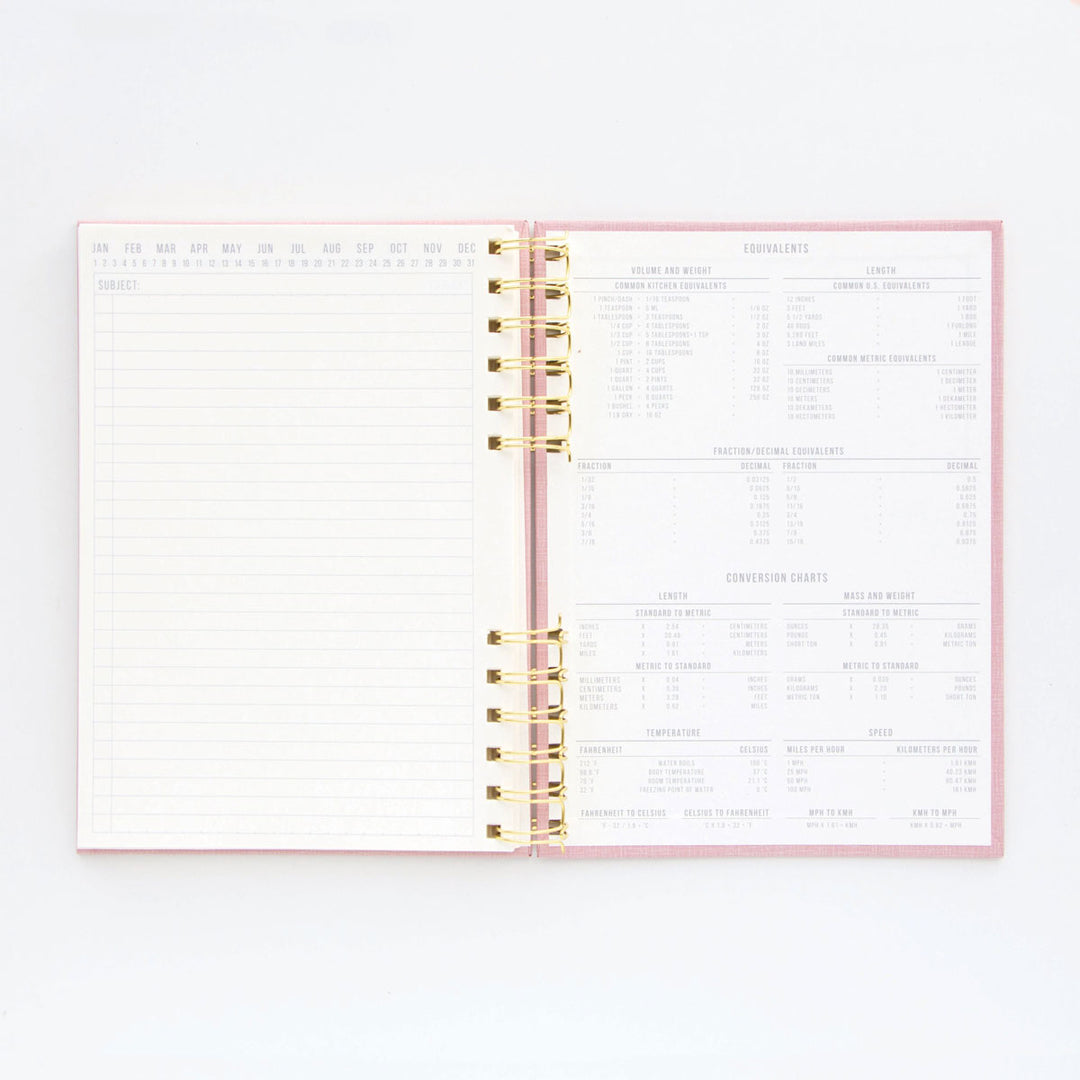 Designworks Ink - Planificador Standard Issue Notebook No.12 | Dusty Pink