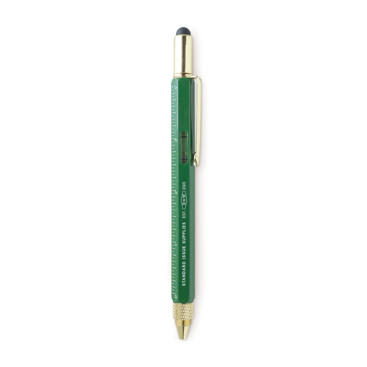 Designworks Ink - Bolígrafo Standard Issue Multi Tool Pen | Green