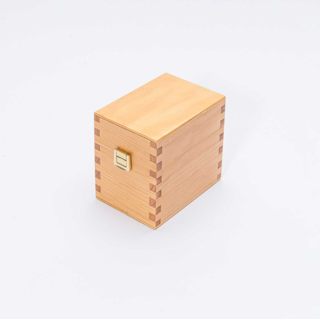 Foglietto - Filing cabinets for A7 cards Treasure wooden box