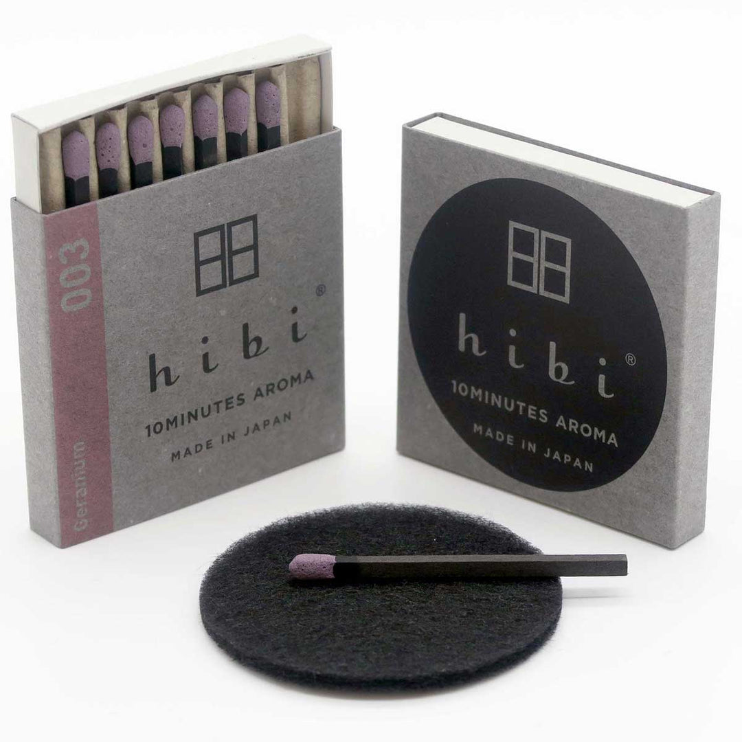 Hibi - Incense Matches | geranium