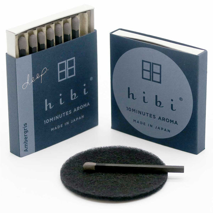 Hibi - Incense Matches | Deep Ambergris