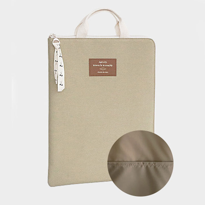 Iconic - Cottony A4 Laptop Pouch (13 Inch) | Beige