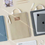Iconic - Cottony A4 Laptop Pouch (13 Inch) | Beige