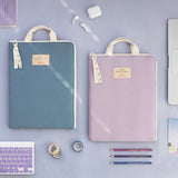 Iconic - Cottony A4 Laptop Pouch (13 Inch) | Indi Blue