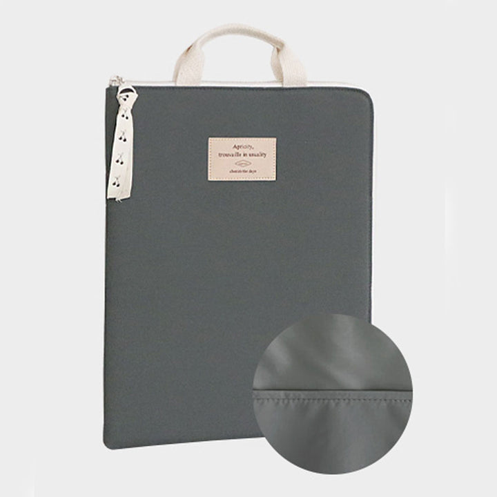 Iconic - Cottony A4 Laptop Pouch (13 Inch) | charcoal