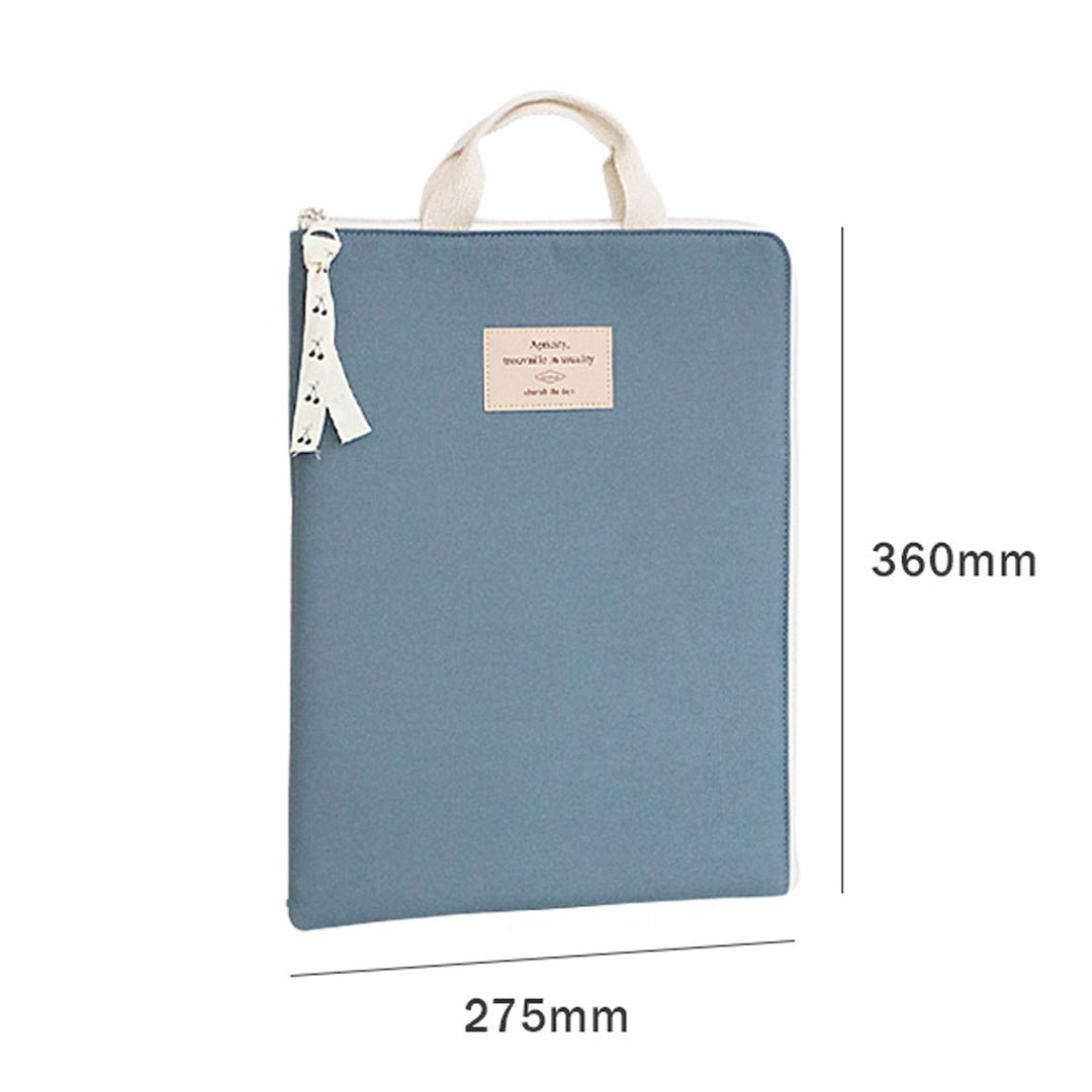 Iconic - Cottony A4 Laptop Pouch (13 Inch) | Indi Blue