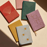 Designworks Ink - Metallic Suede Journal | Sheets with Lines | Linear Boxes