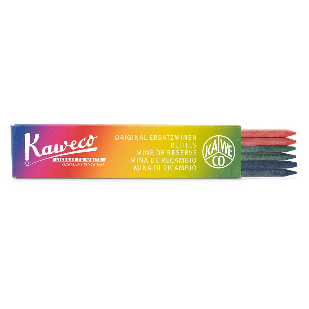 Kaweco - Minas de colores 3.2 mm  | Estuche de 6 unidades