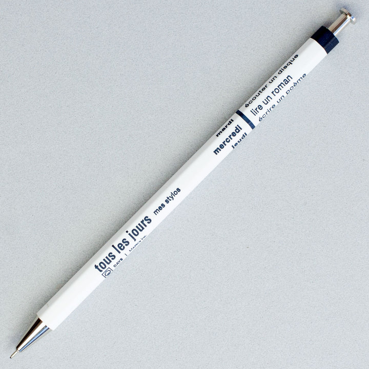 Mark's - Days Tous Les Jours Ballpoint Pen | White 