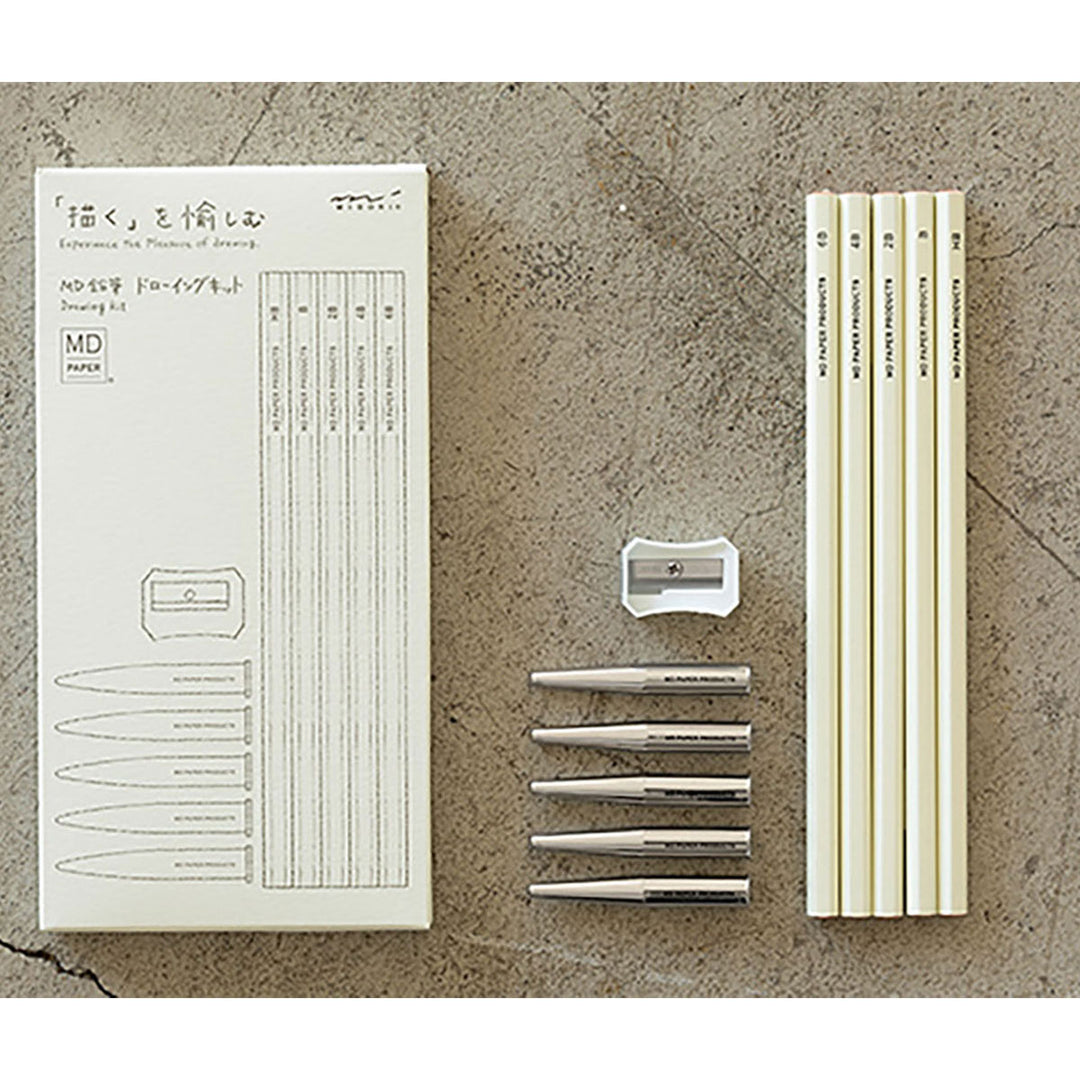 Midori MD Paper - MD Pencil Drawing Kit | Set de lápices para dibujo
