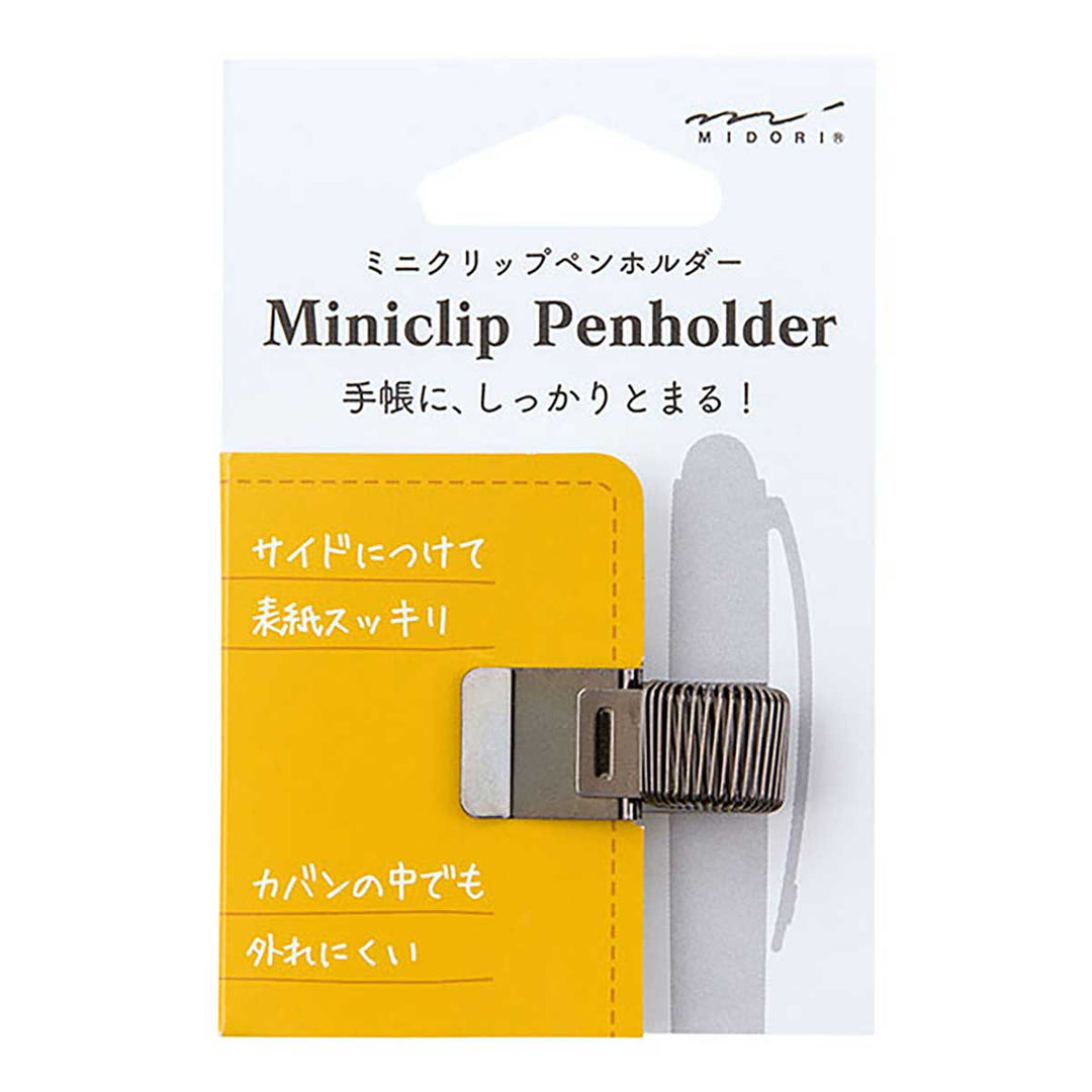 Midori - Miniclip Pen Holder (Portalápices) | Negro