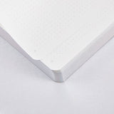 Nuuna - Notebook Voyager  L Cuaderno con elástico Grey | Malla de puntos