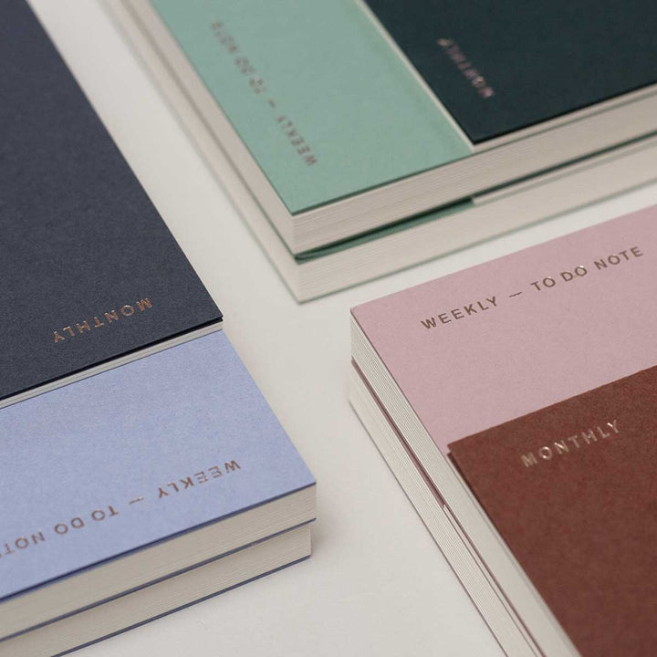 Poi Co. - 3 in 1 Planner A5 - Planificador Mensual, Semanal, To do Sin fechas | Ever Green