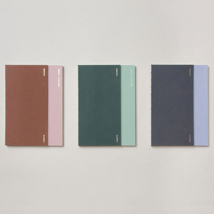 Poi Co. - 3 in 1 Planner A5 - Planificador Mensual, Semanal, To do Sin fechas | Ever Green