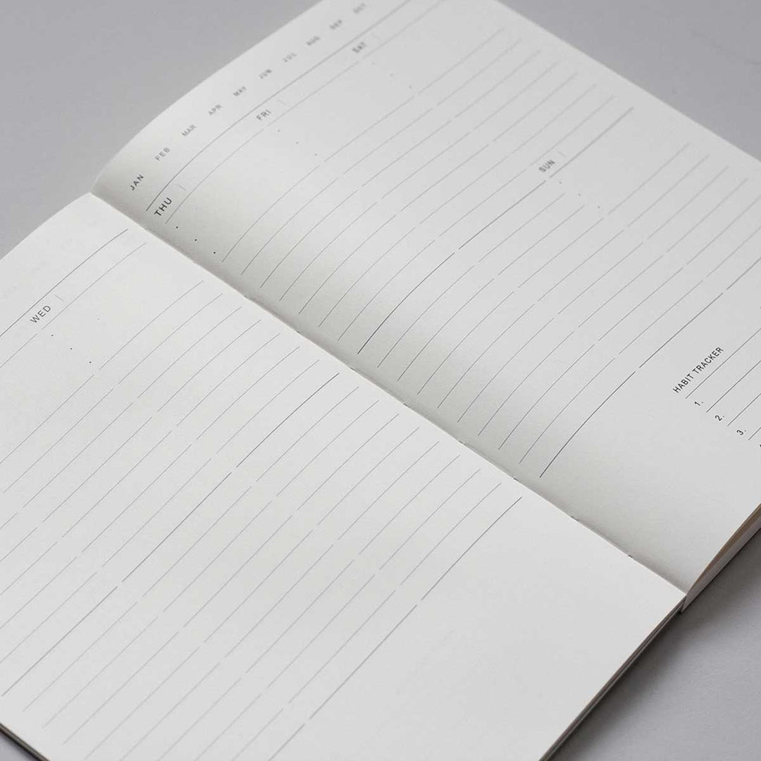 Poi Co. - 3 in 1 Planner A5 - Planificador Mensual, Semanal, To do Sin fechas | Ever Green