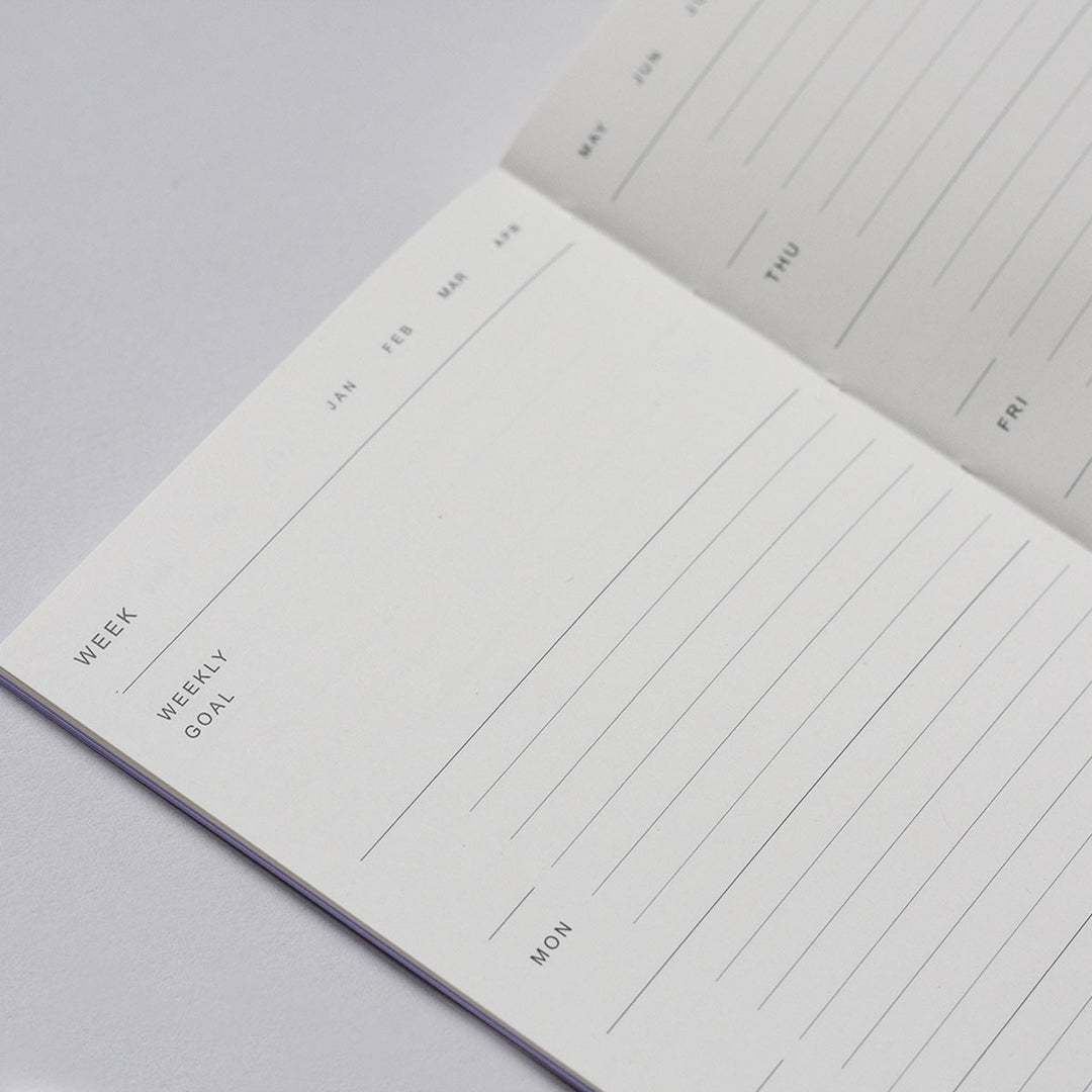 Poi Co. - 3 in 1 Planner Petite A6 - Planificador Mensual, Semanal, To do Sin fechas | Green
