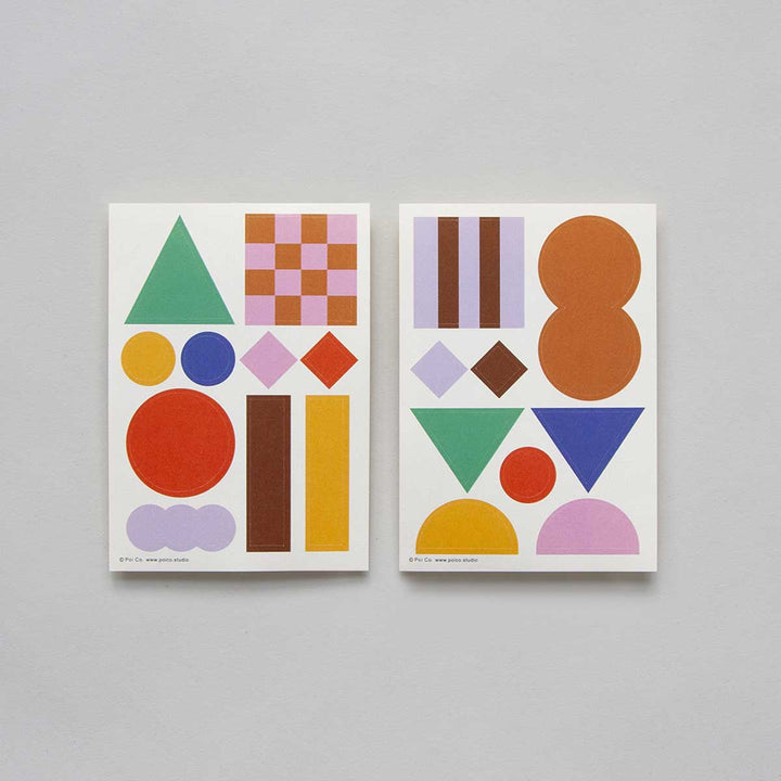 Poi Co. - Collage Sticker V2 Pegatinas | Geometric