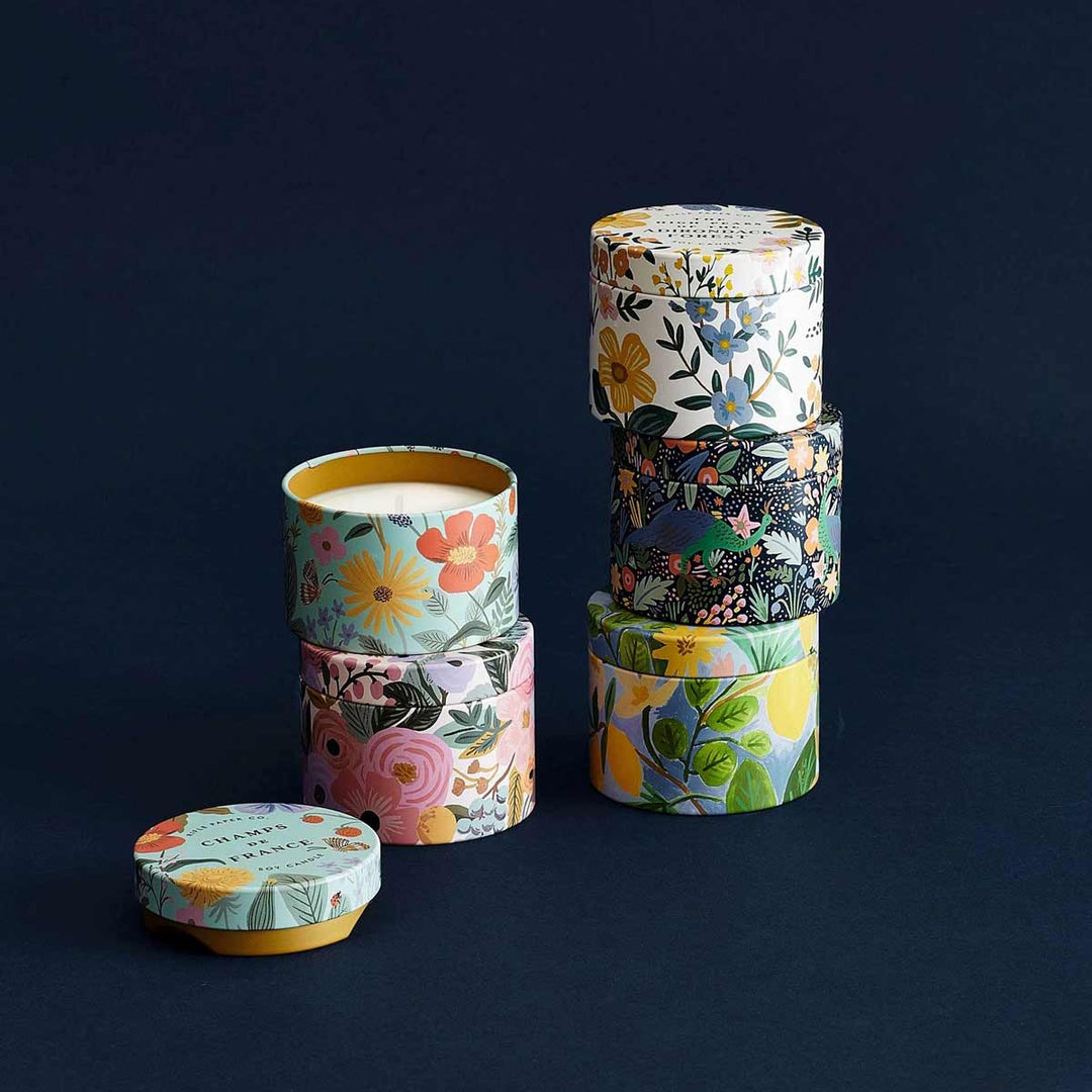 Rifle Paper Co. Tin Candle Vela de Soja | High Peaks of the Adirondacks Forest