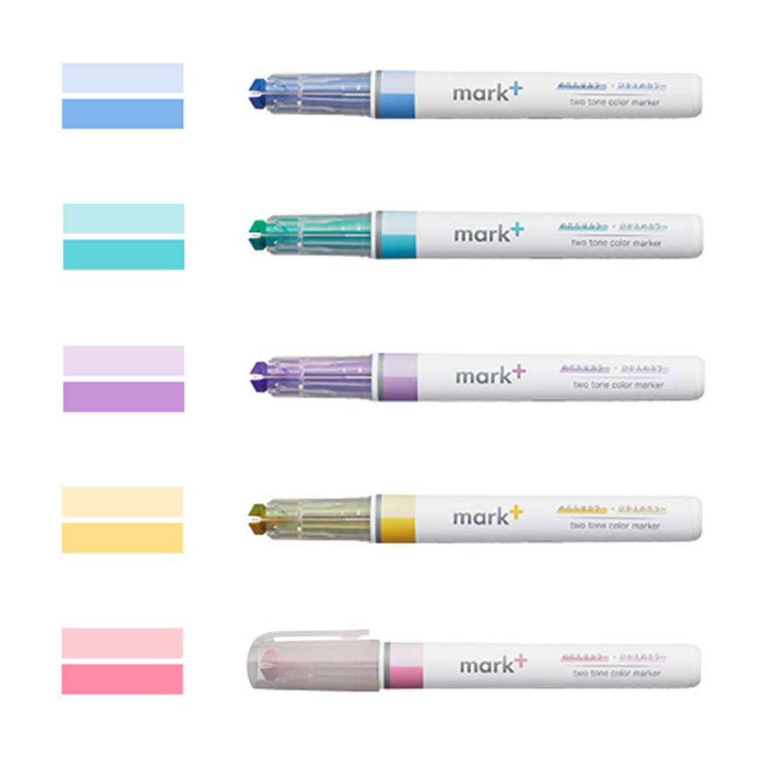 Kokuyo - Pastel Highlighters Color Marker Pen | Blue