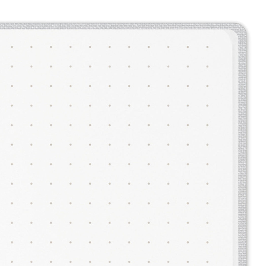 Tinne+Mia - Bullet Journal Notebook A6 Silver Moon | cuaderno con malla de puntos