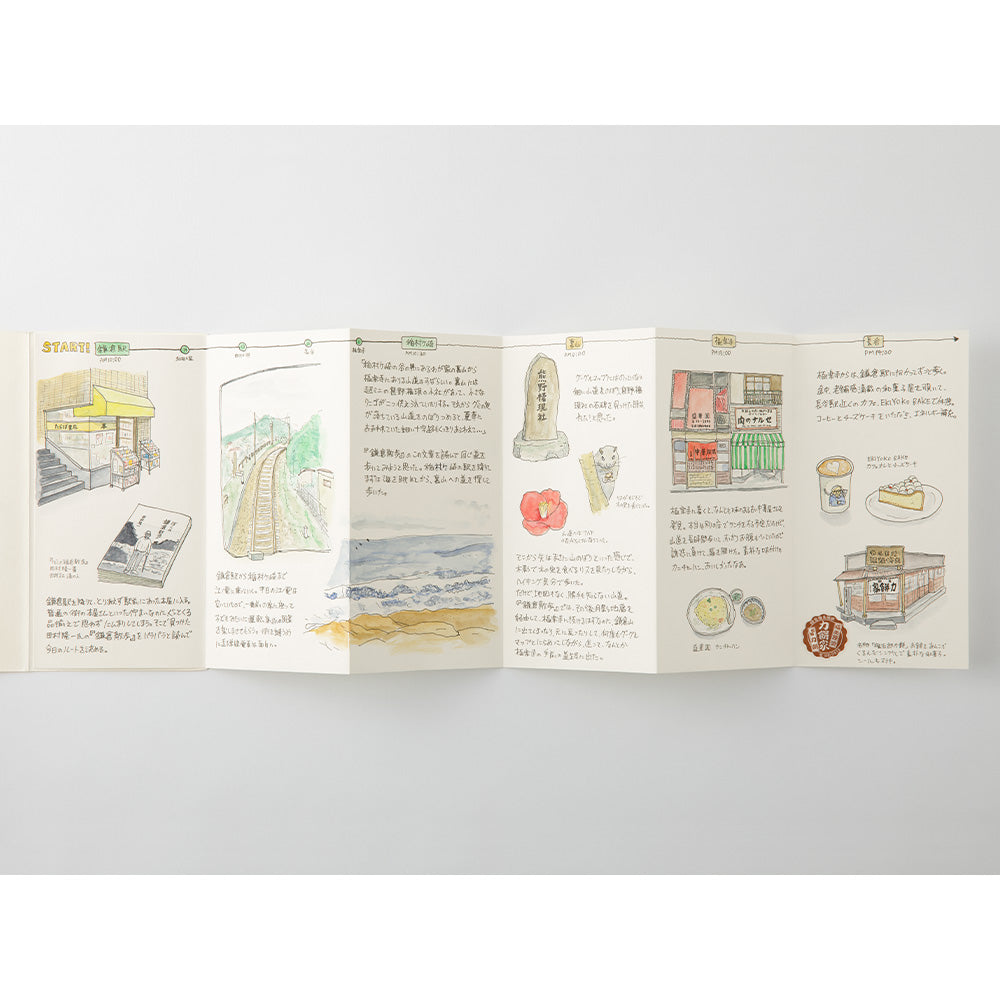 Traveler's Company - TRAVELER'S notebook 032 Accordion Fold Paper | Regular Size | Papel de acuarela