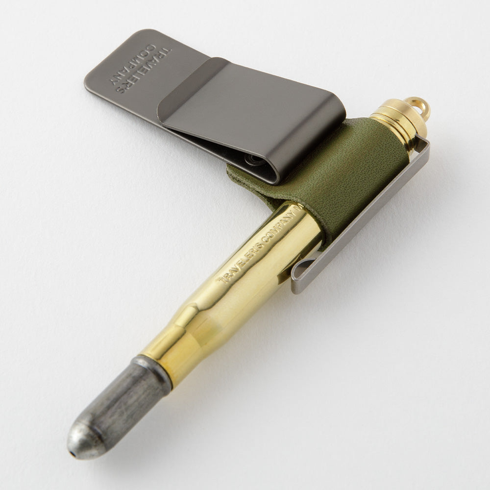 Traveler's Company - Clip Pen Holder (Portalápices) | TN Regular 016 | M | Olive