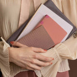 Tinne+Mia - Note Booklet A6 notebook with dot mesh | Burgundy