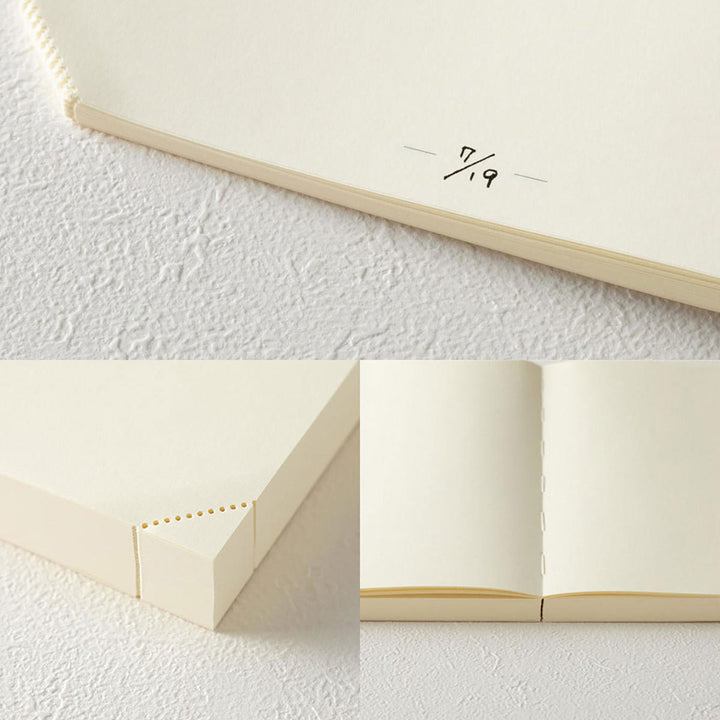 Midori MD Paper - MD Notebook Journal Codex 1 Day 1 Page - Notebook | A5 | smooth leaves 