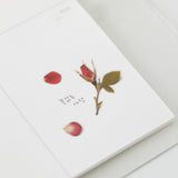 Appree - Flores Prensadas Pegatinas | Rosa