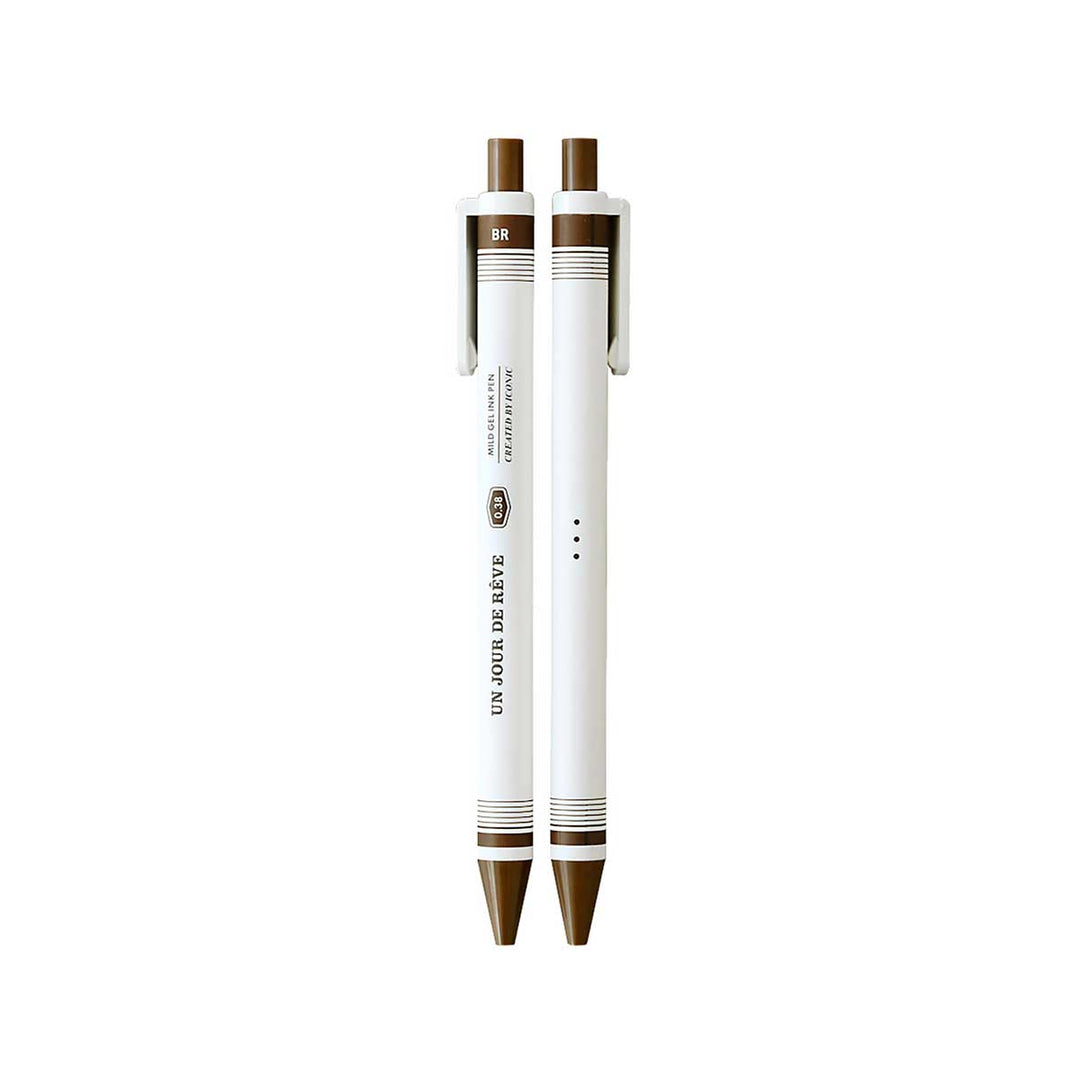 Iconic - Mild Gel Pen Bolígrafo de Gel de 0.38 mm | Brown