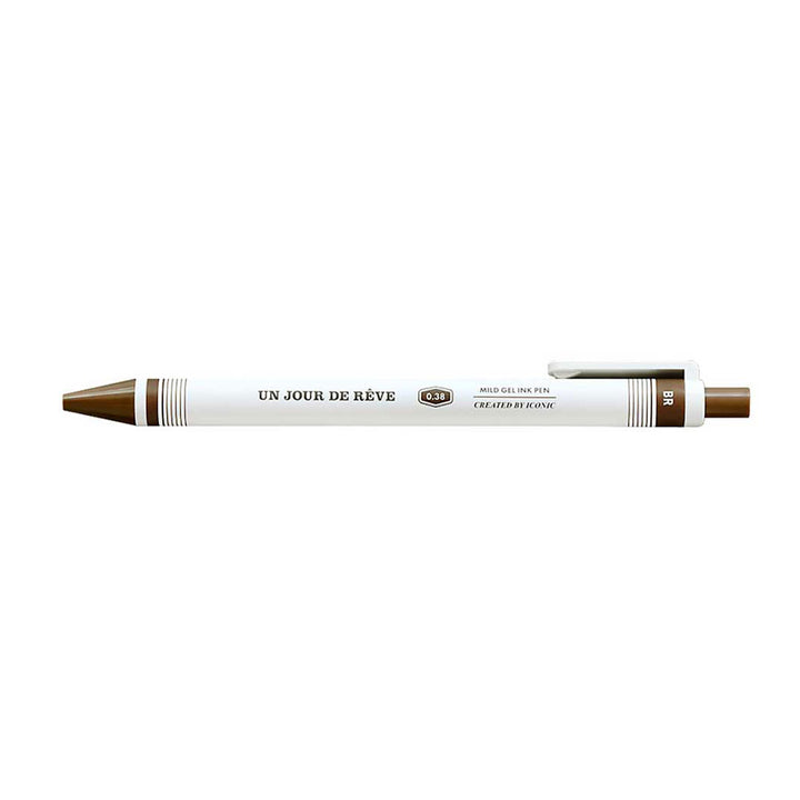 Iconic - Mild Gel Pen Bolígrafo de Gel de 0.38 mm | Brown
