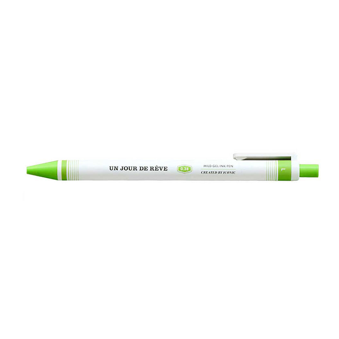 Iconic - Mild Gel Pen Bolígrafo de Gel de 0.38 mm | Lime