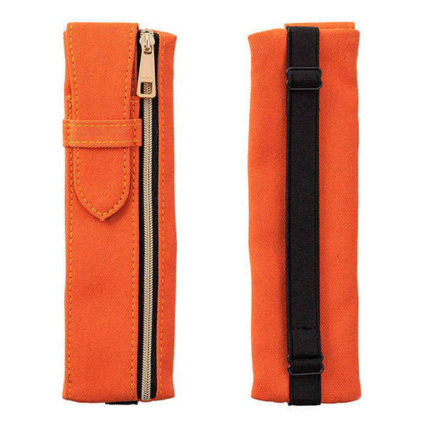 Midori - Book Band Pen Case B6 - A5 Pencil Case | Orange