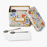 Rifle Paper Co. - Recipe Tin | Strawberry Fields Caja de recetas