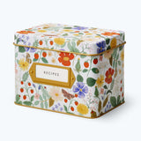Rifle Paper Co. - Recipe Tin | Strawberry Fields Caja de recetas
