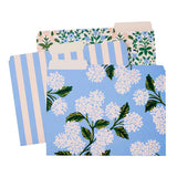 Rifle Paper Co. -  Set de 6 Folders | Hydrangea