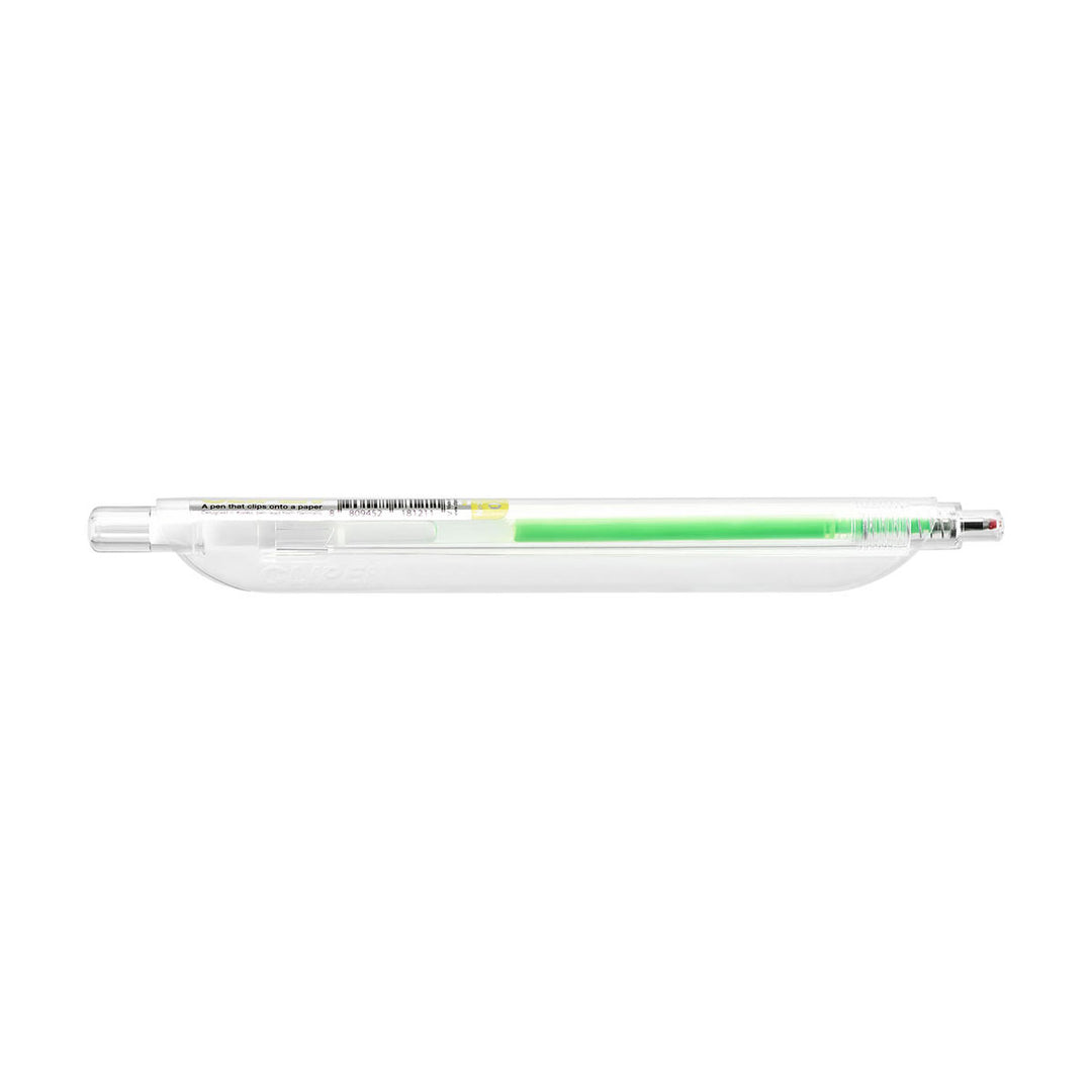 Clipen - Minas de repuesto bolígrafo Clipen Neon Muscat | Tinta Verde Neón