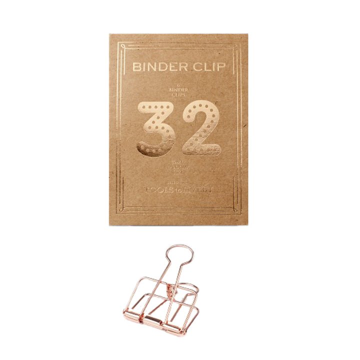  Tools to Liveby- Tools to liveby Binder Clip 32mm |  Rose Gold, Clips- Likely.es