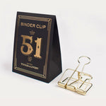 Set de Clips 51 mm | Dorado, Clips, Tools to Liveby - Likely.es