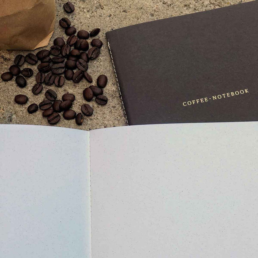 Melpom - Cuaderno Orgánico Hojas Lisas | A5 | Coffee