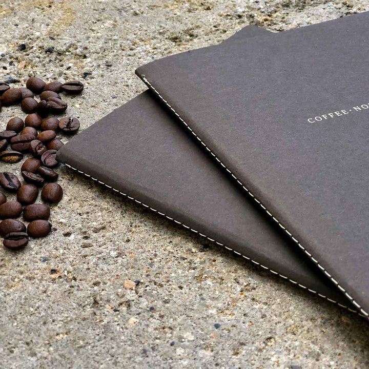 Melpom - Cuaderno Orgánico Hojas Lisas | A5 | Coffee