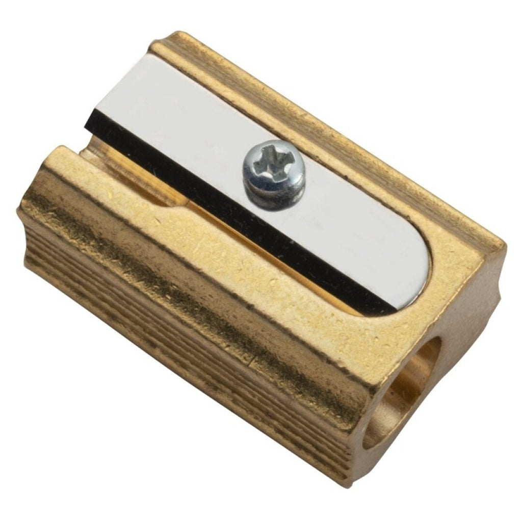 Dux Brass Pencil Sharpener - Block Single with Outer Ring – Yoseka  Stationery